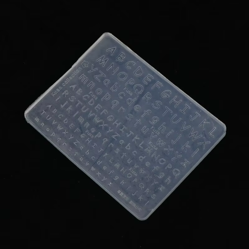 Moule à ongles en silicone transparent