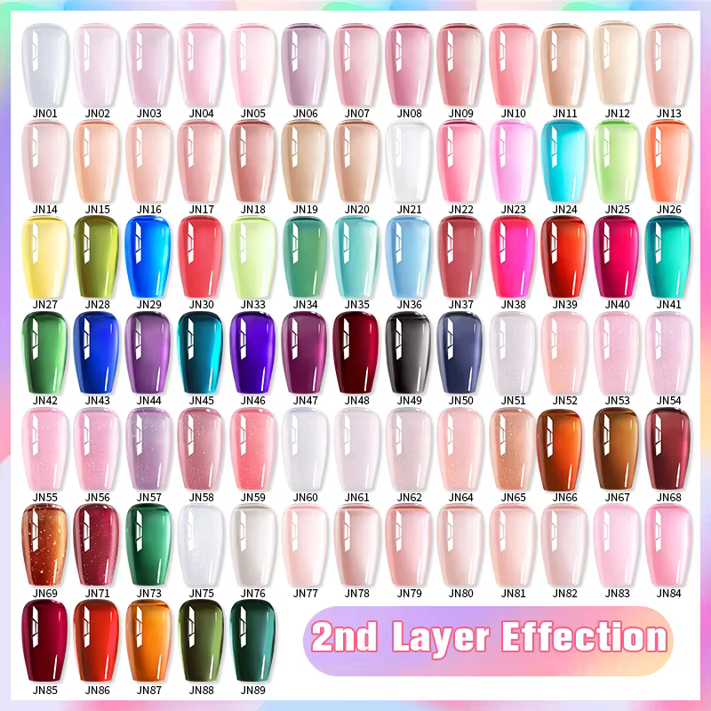 BORN PRETTY Vernis à ongles gel nu transparent gelée 10 ml
