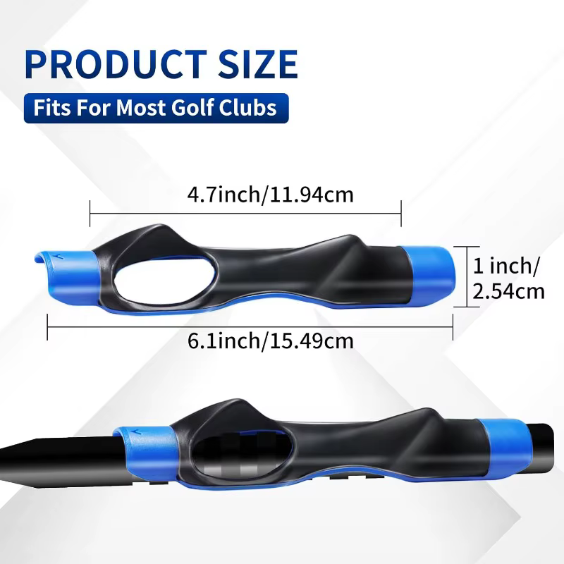 Entraîneur de poignée de golf, aide à l'entraînement de golf, kit de poignée de golf, poignées de club de golf, club de golf d'entraîneur de poignée pour aider la position correcte de la main