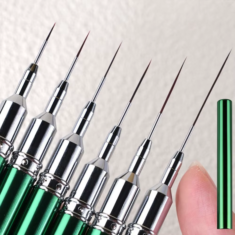 Liner vert en métal pour Nail Art