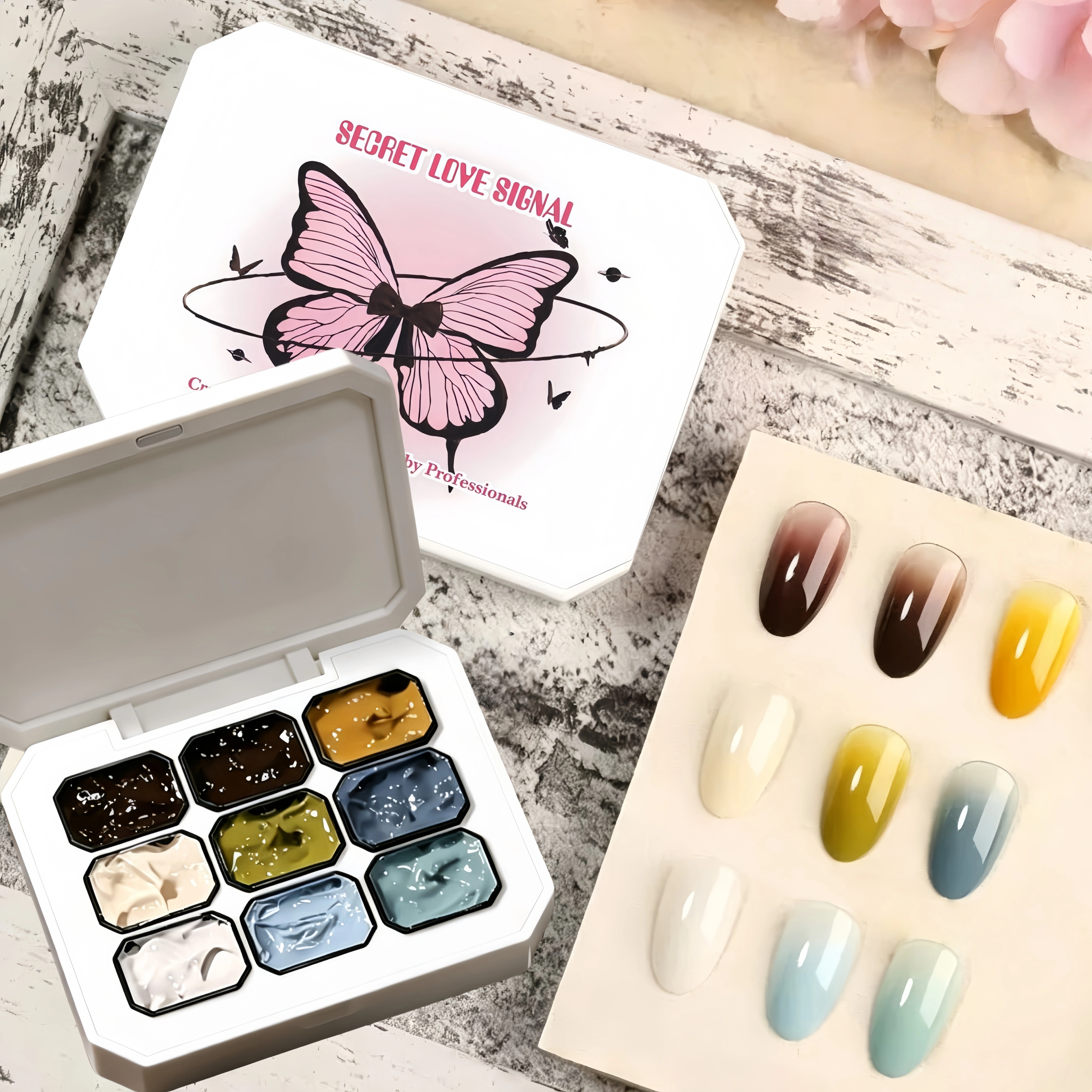 Vernis à ongles solide 9 couleurs