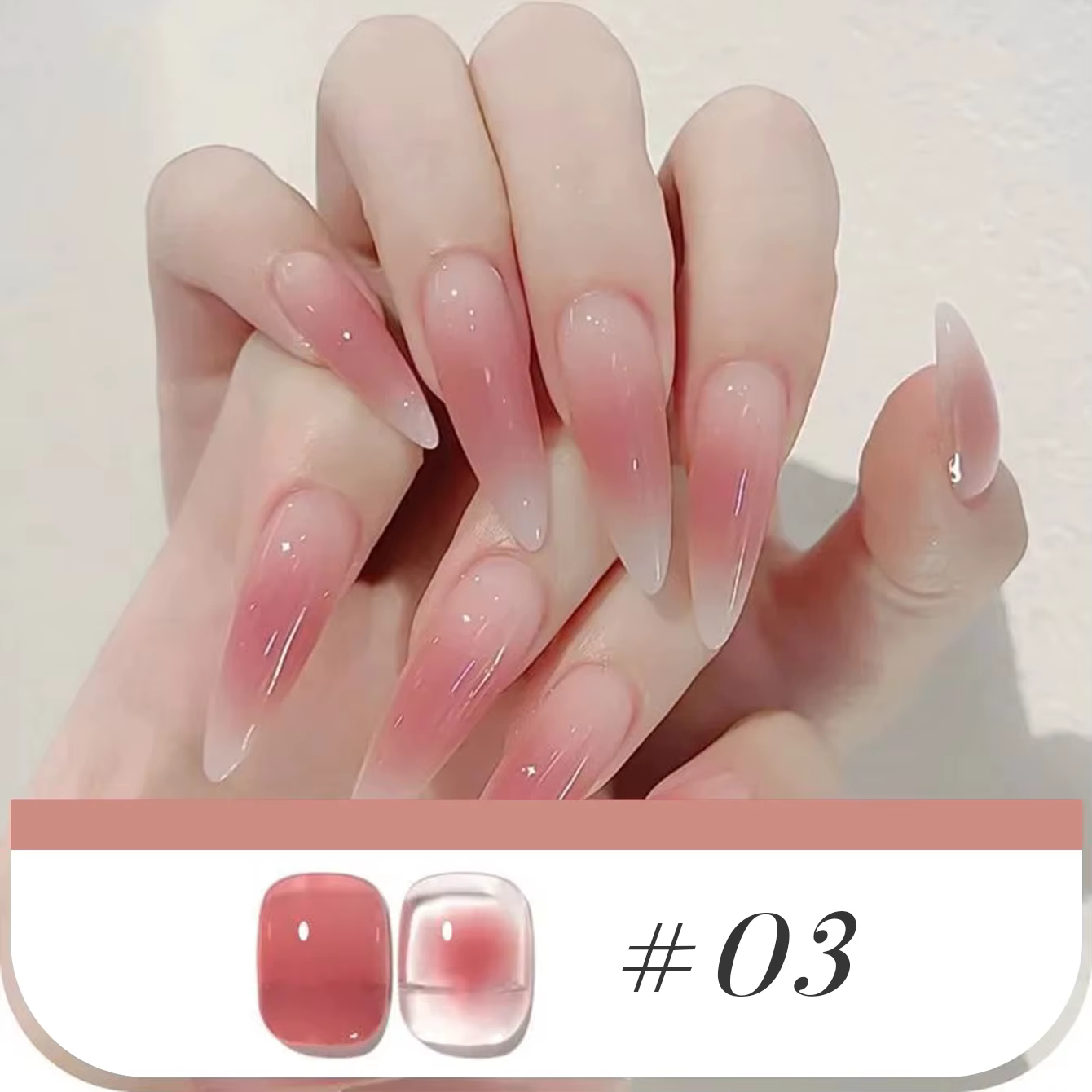 MIANEL 10ML Pure Desire Blush Jelly Gel Vernis à Ongles 2026 Nouveau