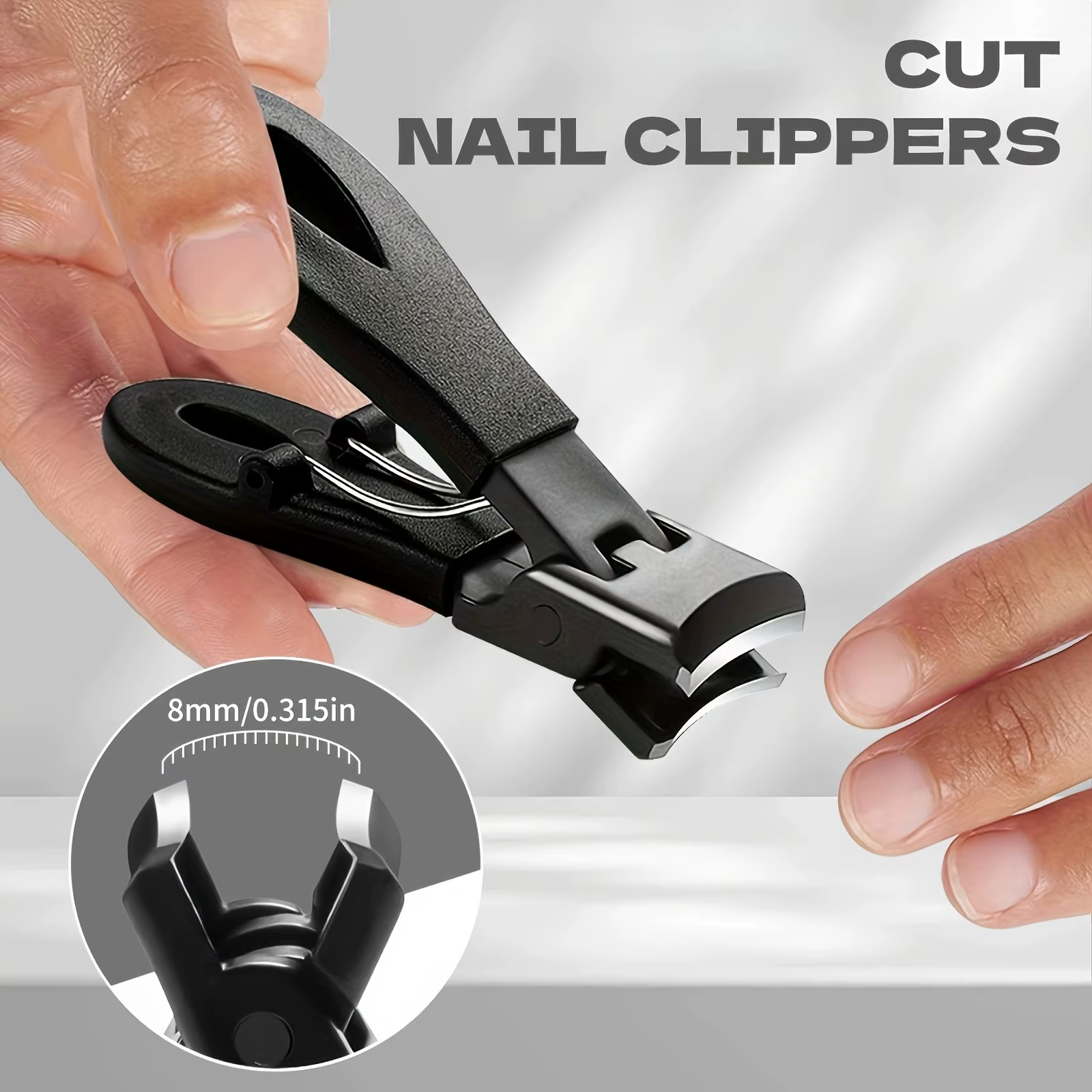 Ensemble de coupe-ongles avec manche long | Essentiel pour la réparation des pieds | Conception ergonomique | Structure