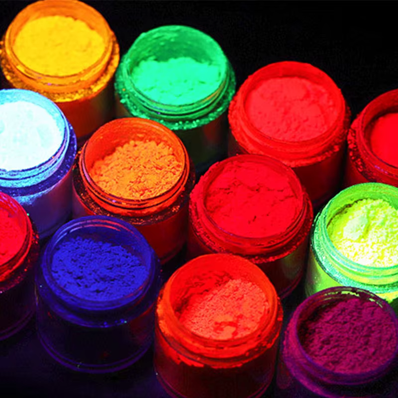 Poudre de Pigment néon fluorescente pour ongles