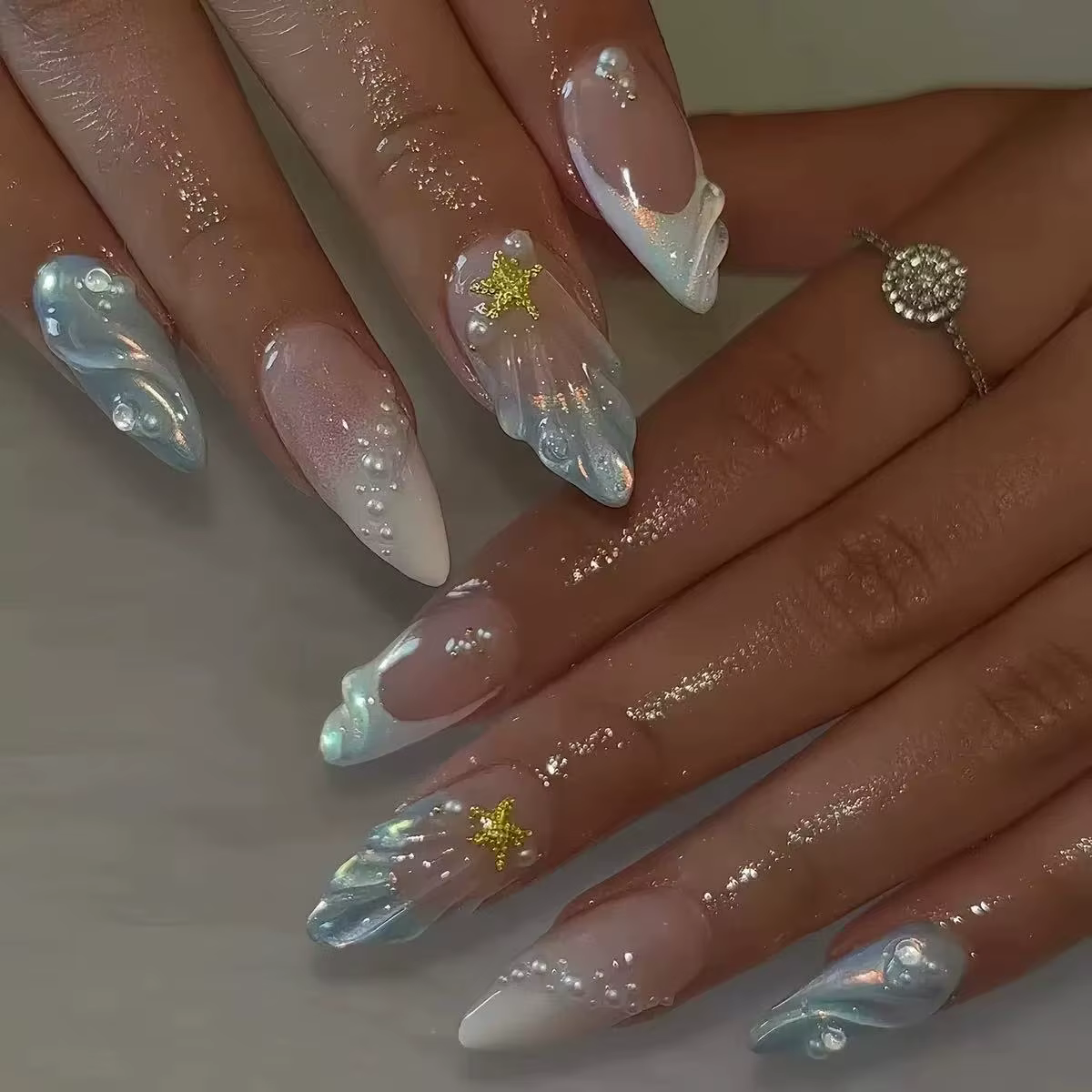 Faux ongles press-on faits main