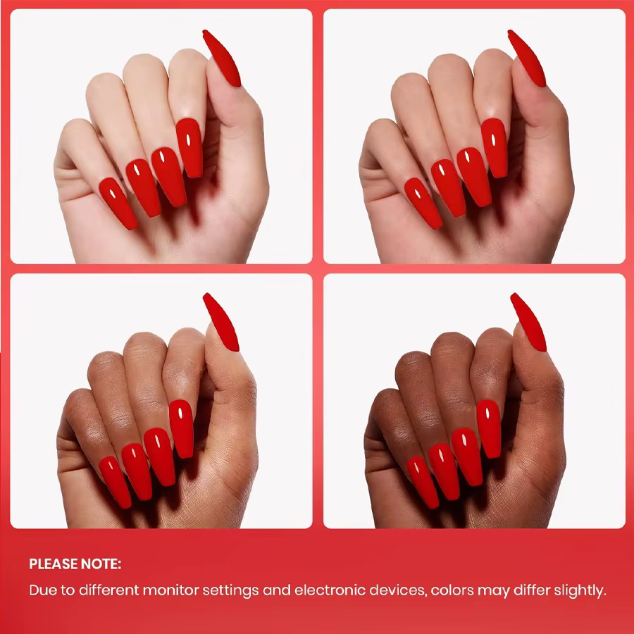 Vernis à ongles Gel rouge Semi Permanent