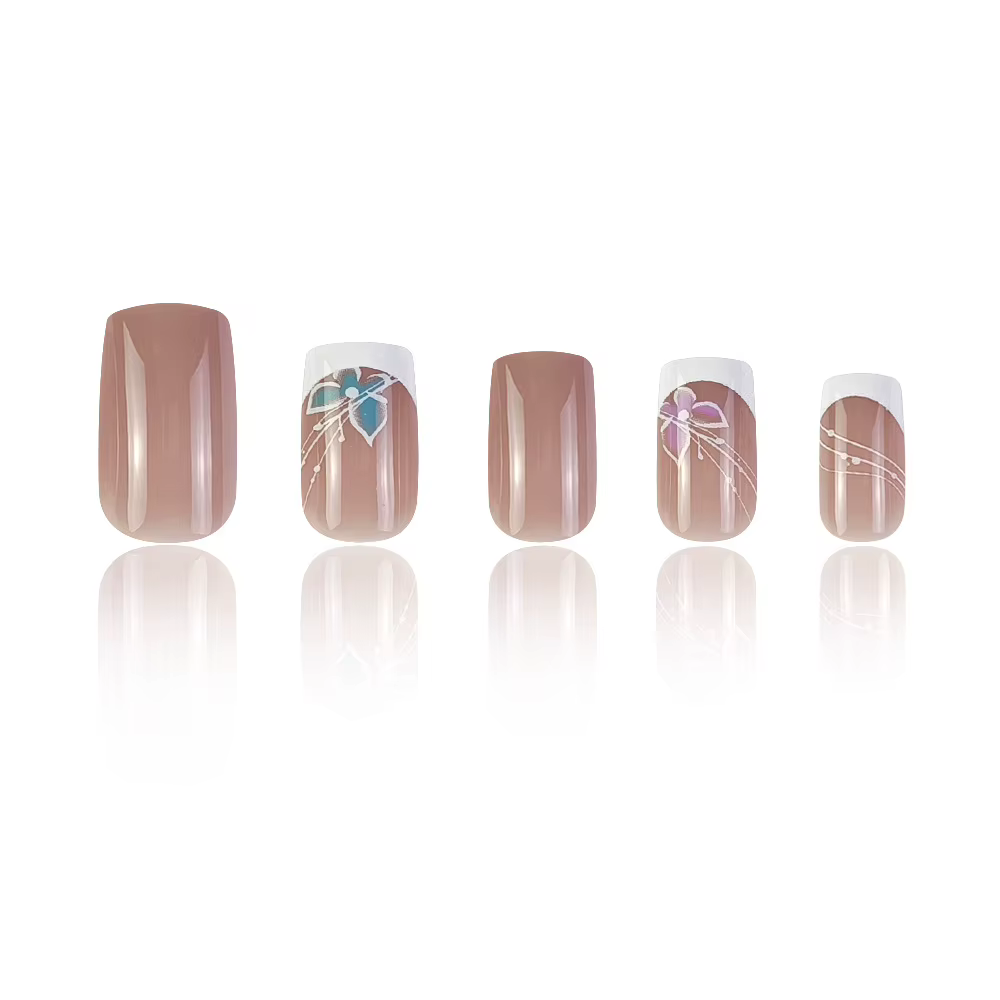Faux ongles artificiels à couverture complète