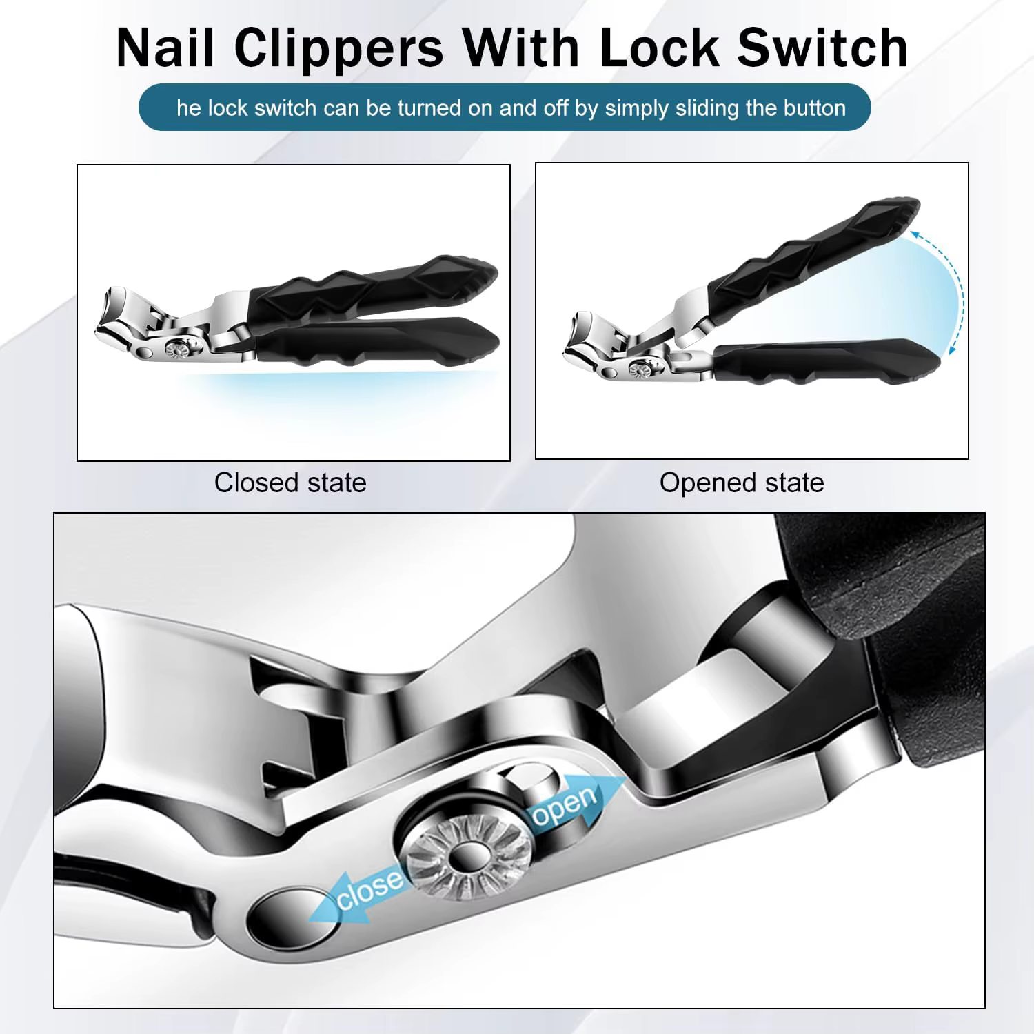 Coupe-ongles pour personnes âgées à long manche Pro