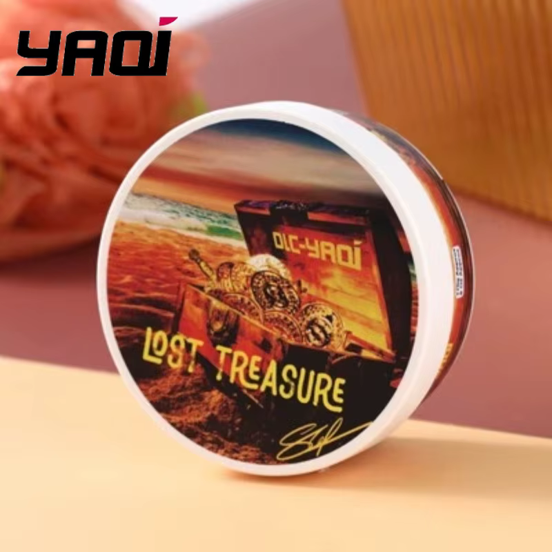Savon à raser artisanal YAQI Lost Treasure 2026 pour hommes 170g – Mousse artisanale qui adoucit la barbe pour un rasage en douceur – Essentiels de toilettage