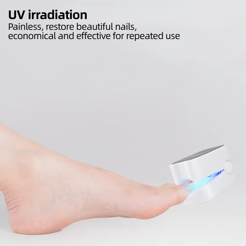 Appareil d'entretien des ongles avec traitement doux aux huiles essentielles