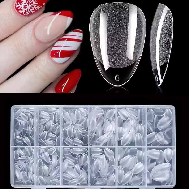 600 patchs pour ongles moyens en forme d'amande