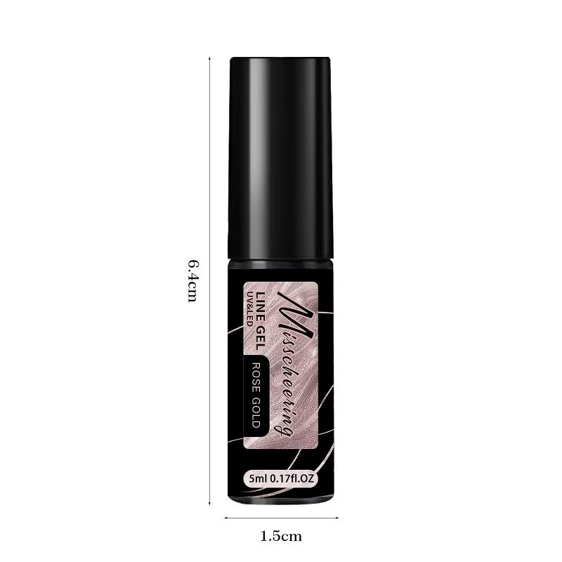 Vernis à ongles gel métallique or et argent