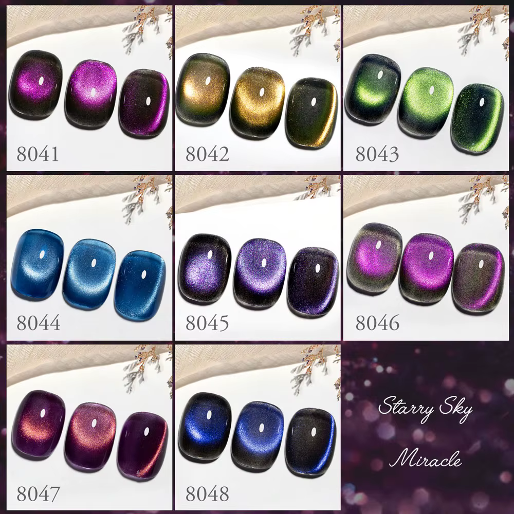 1pc CANNI 9ml vernis à ongles Gel oeil de chat couleur magique tourbillonnant étincelle diamant magnifique couleur tremper UV LED Gel Semi Permanent
