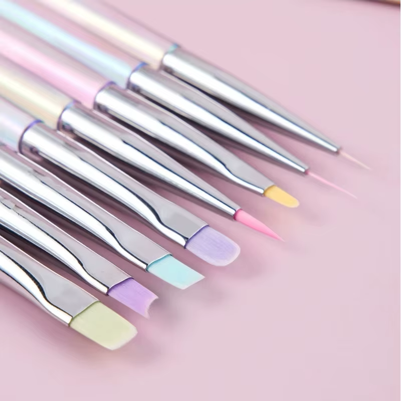 Stylo d'art de conception d'ongle Aurora pinceau Transparent