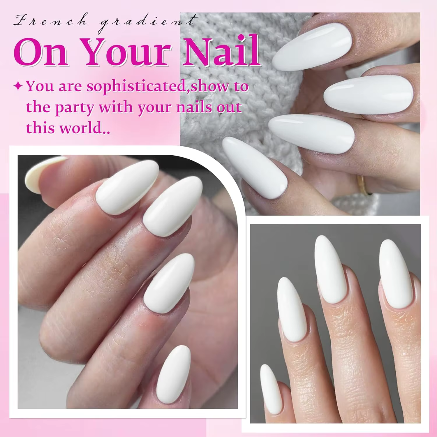120 pièces/boîte Faux ongles en amande