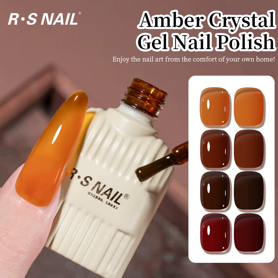 RSNAIL 10g gelée ambre Gel vernis à ongles cristal marron Gel