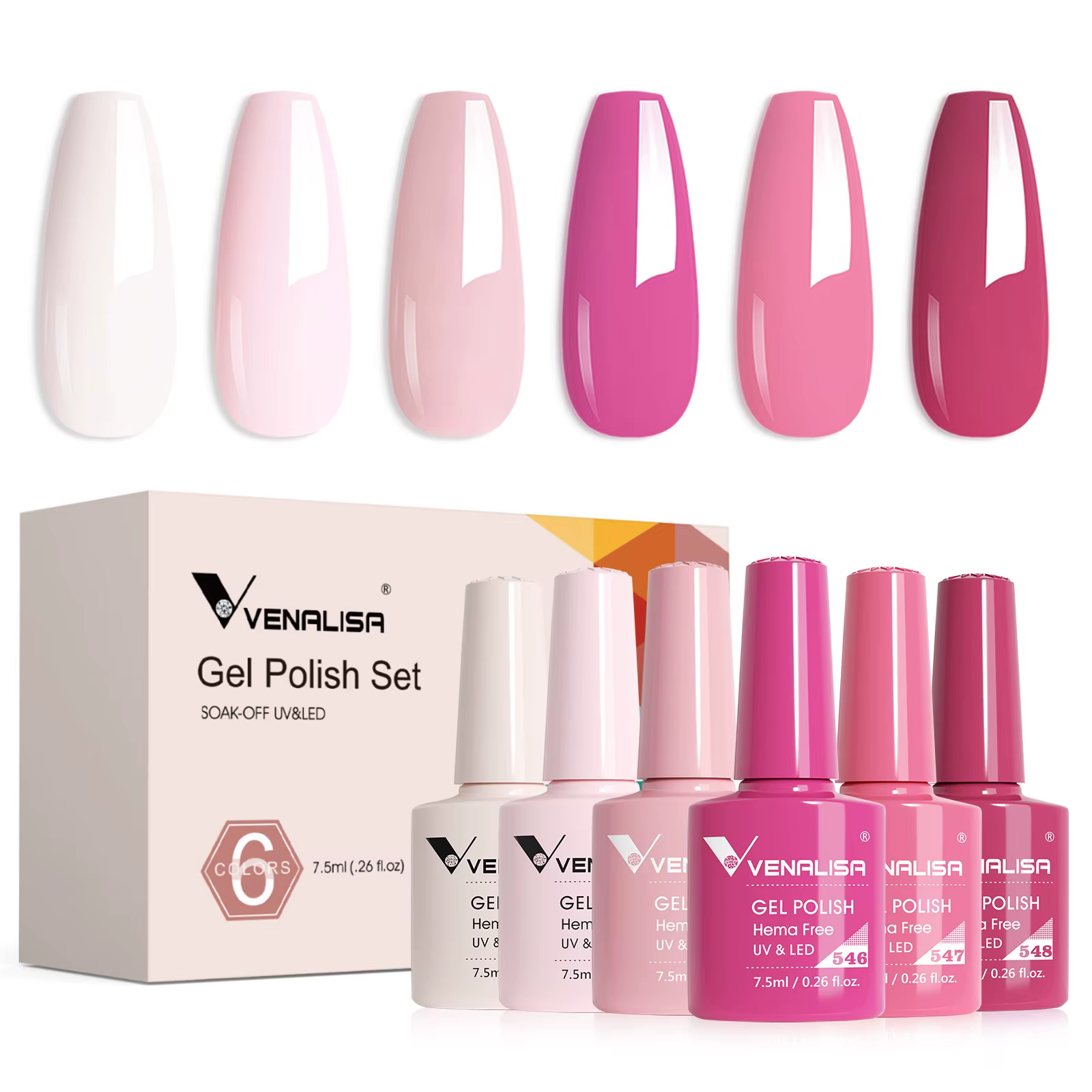 VENALISA – ensemble de vernis Gel Semi-Permanent