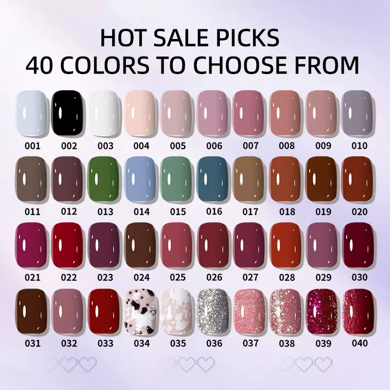 KUDAN 10ml Vernis à Ongles Gel Coloré Soak Off à Base d'Eau DIY Effet Mat Pailleté pour Votre Style Fournitures d'Art Ongulaire