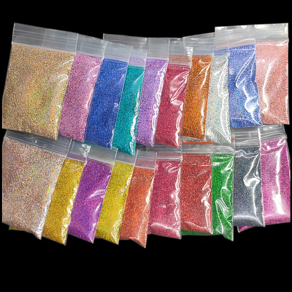 Vernis à ongles linéaire diamant arc-en-ciel 10 g/sac