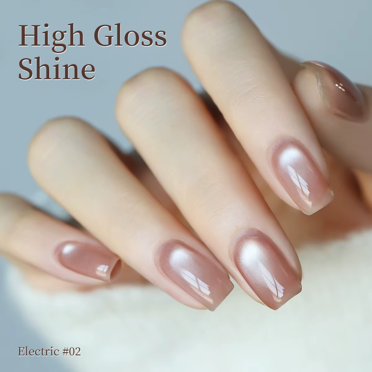Gel magnétique laiteux effet soie dorée 10ml