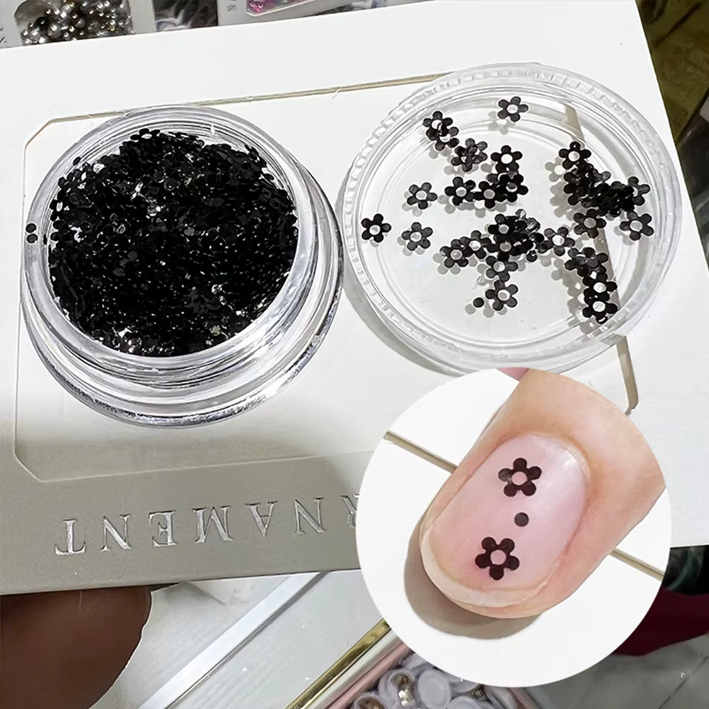 PrettyG-Paillettes en forme de pétale de petites fleurs pour Nail Art