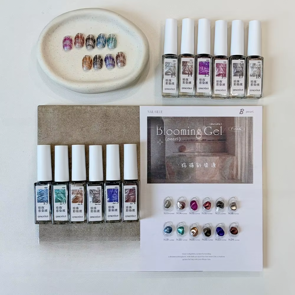 Vernis à ongles gel rétro effet perle