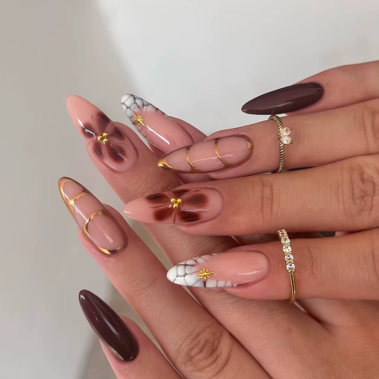 Ensemble de 24 faux ongles pour femmes