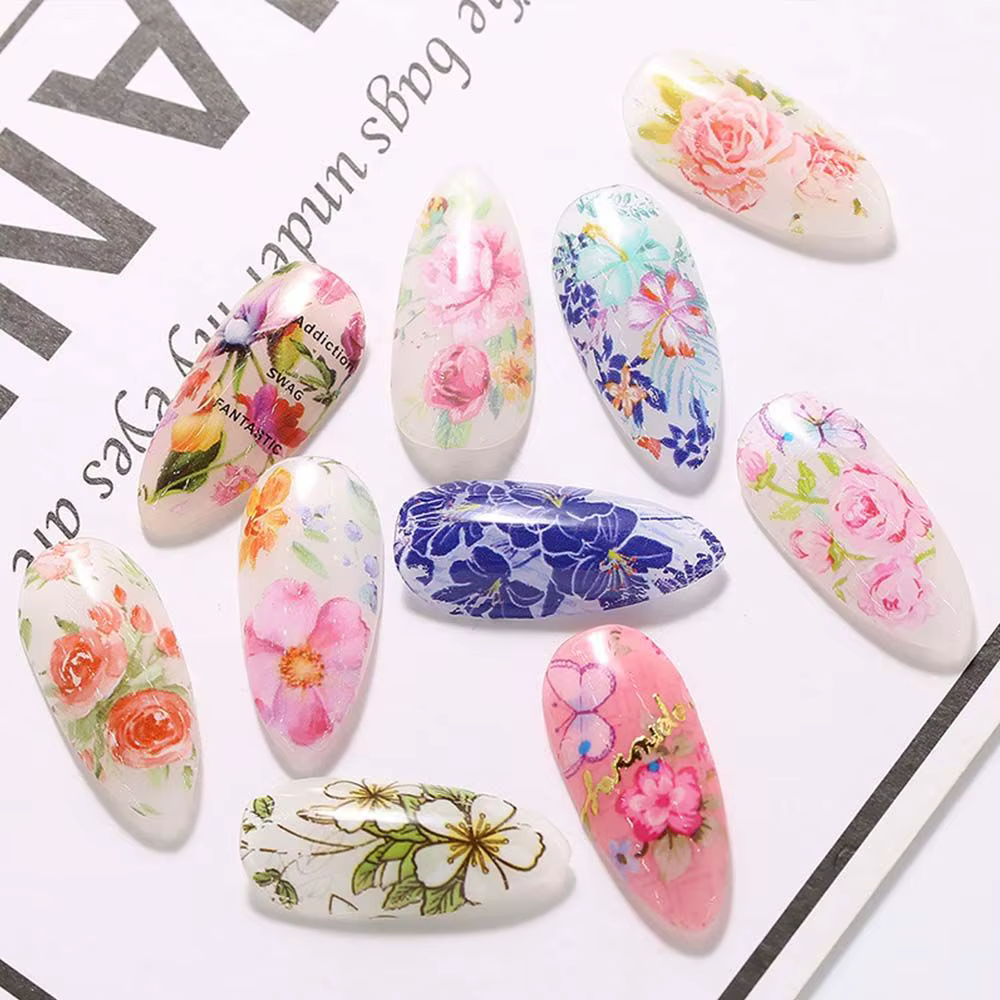 Autocollants holographiques pour nail art