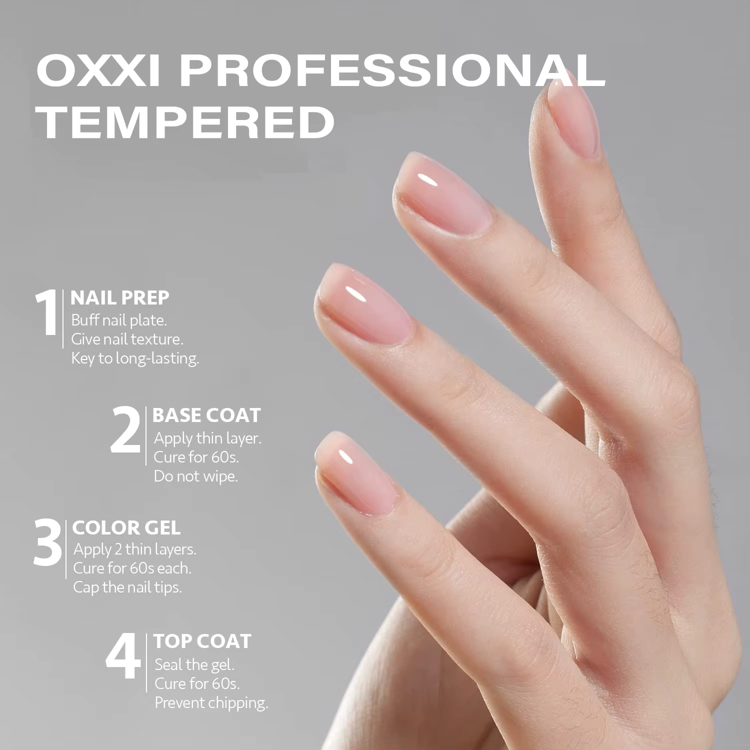 OXXI PROFESSIONAL Gel Base Caoutchouc 15ml Sans TPO ni HEMA