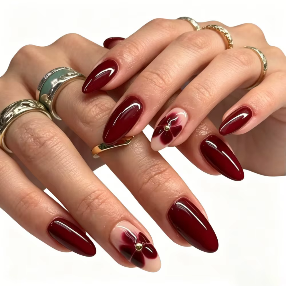 Ensemble de 24 faux ongles pour femmes