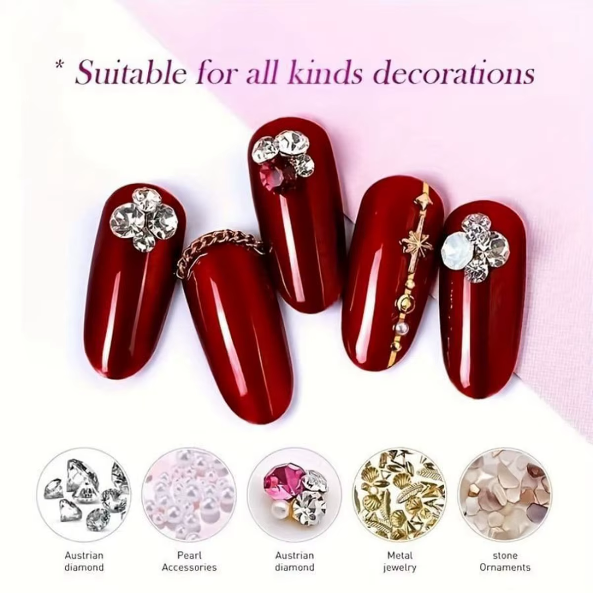 Gel pour pointes d'ongles solides