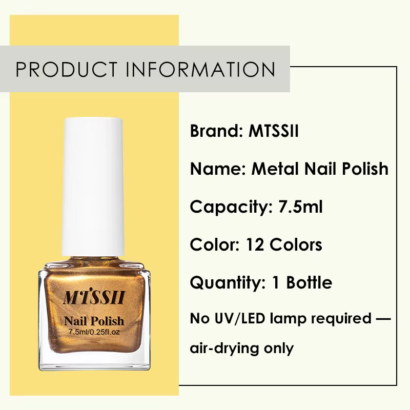 Vernis à ongles métallique effet miroir 7