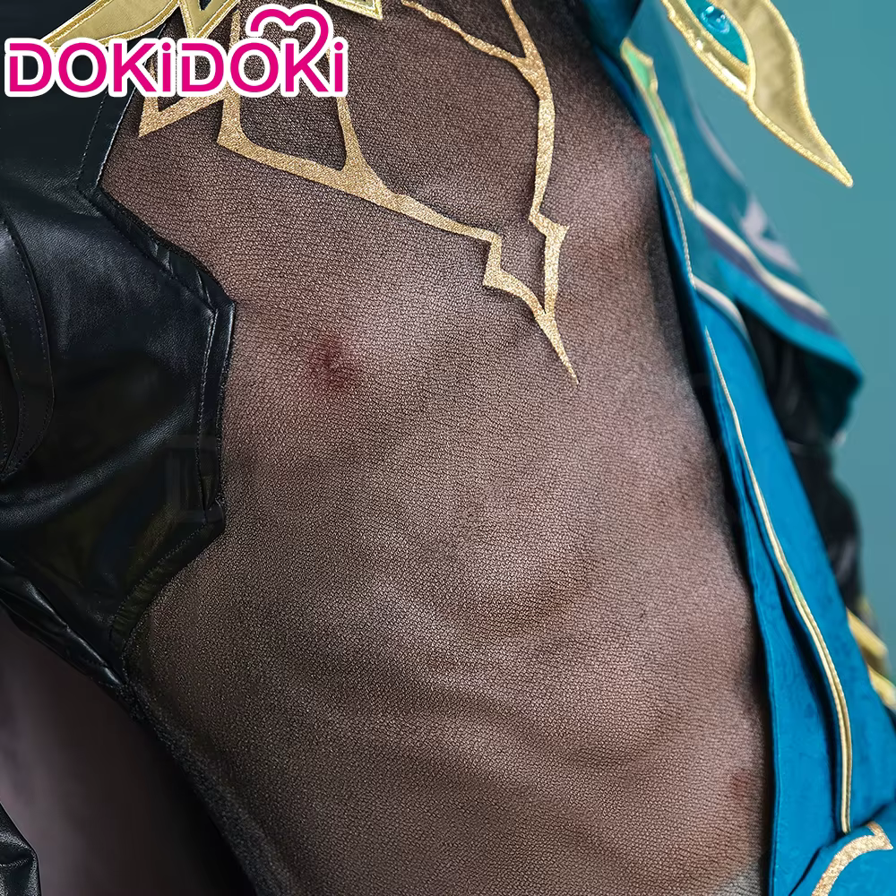 【Prêt à être expédié】 Accessoires de cosplay musculaire factices DokiDoki, muscles de poitrine réalistes pour hommes, Alhaitham Varka, cosplay d'Halloween