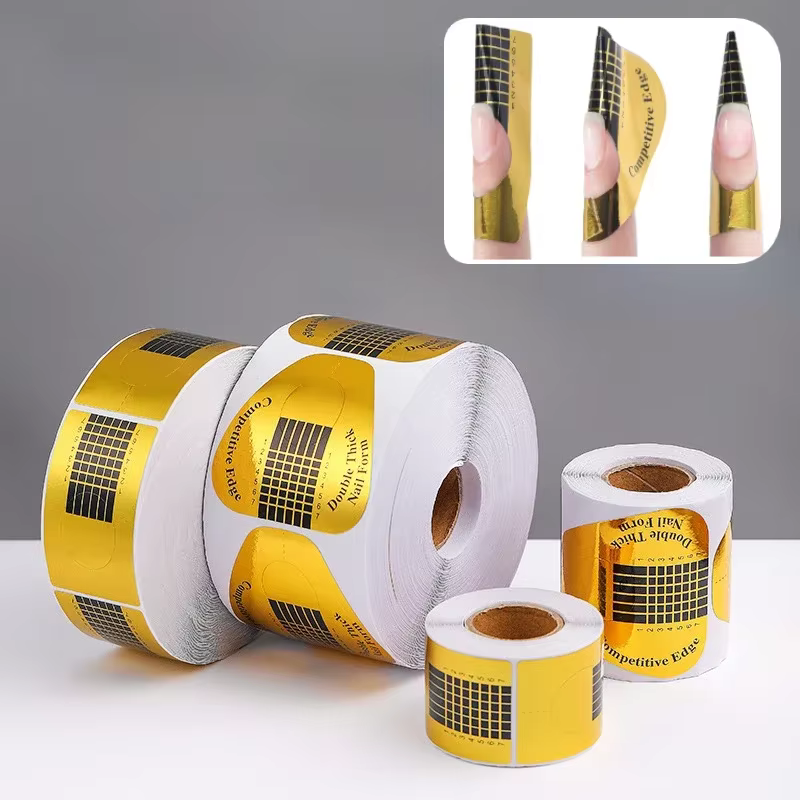 Autocollants pour extensions d'ongles en gel UV acrylique