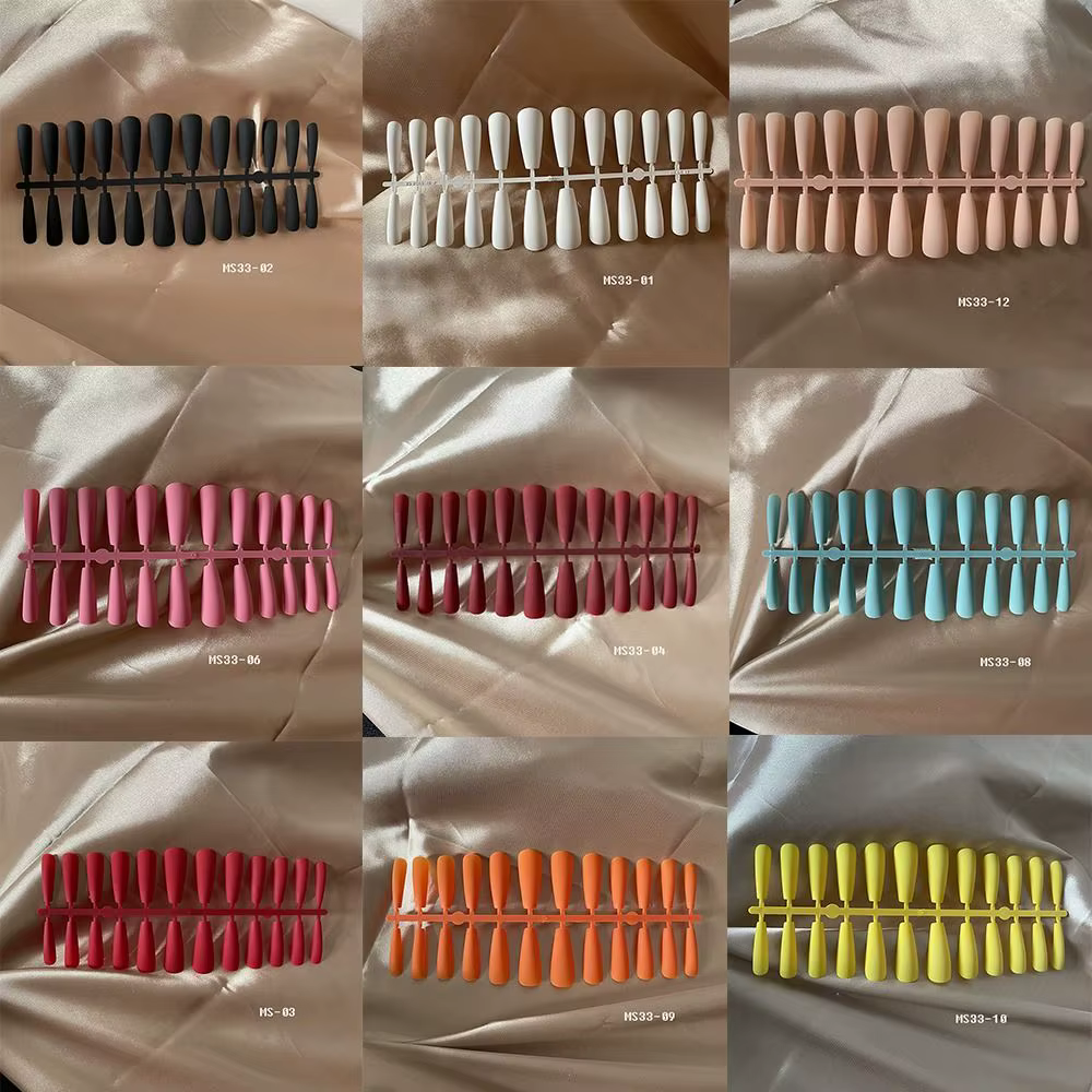 Faux ongles longs ballerine pour manucure