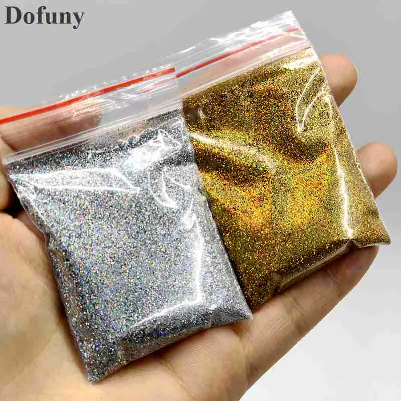 Poudre de paillettes Laser pour ongles