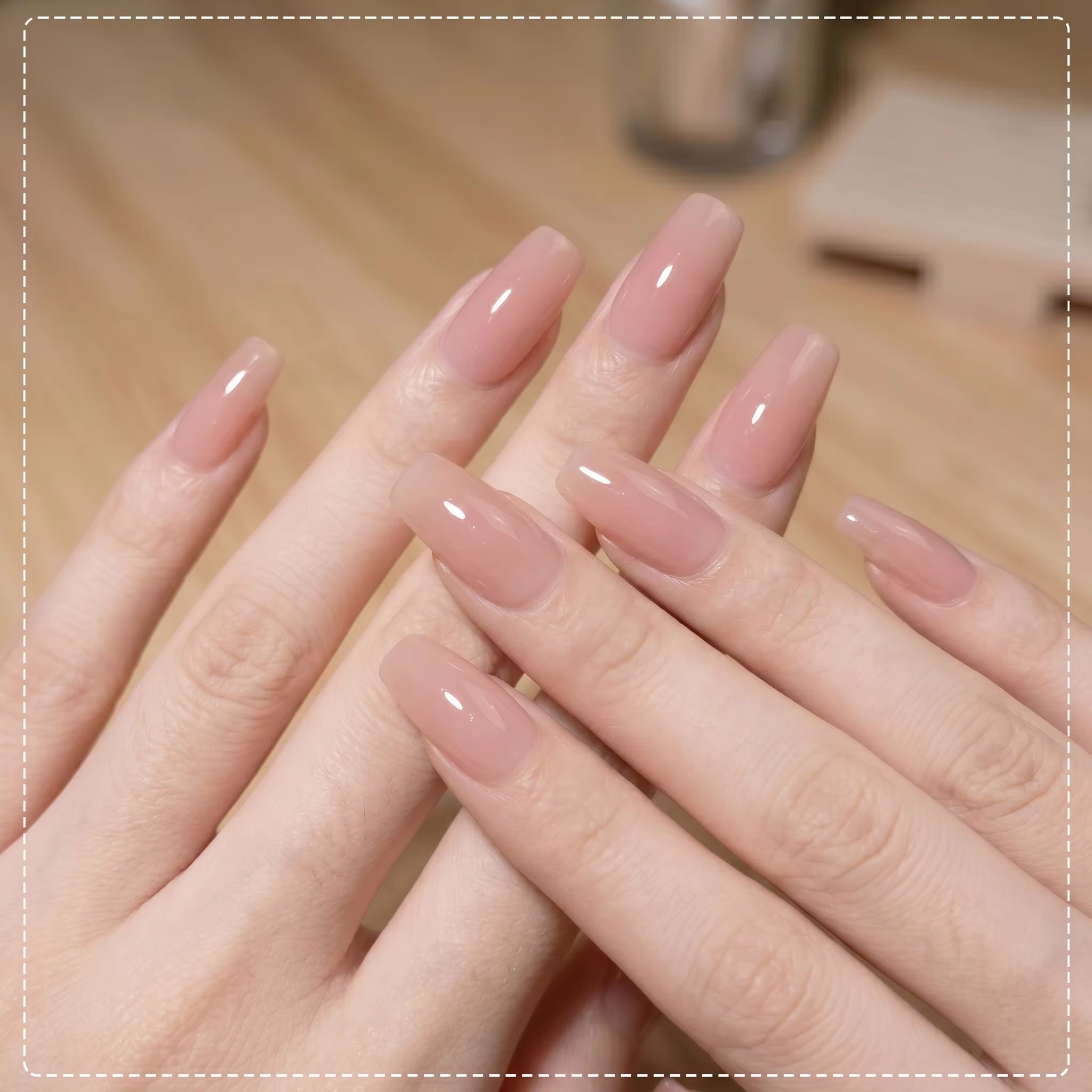 Sans tracas # Vernis à ongles gel rose nude 05