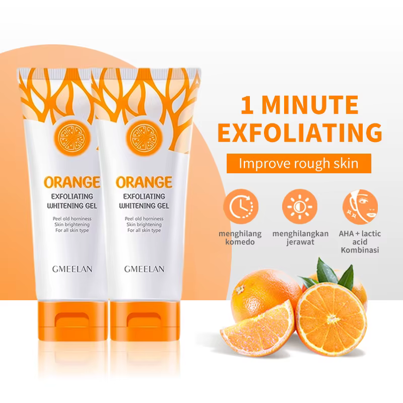 Gel exfoliant Orange dissolvant de taches morts éclaircir Peeling 50g réparation douce gommage blanchir hydratant soin de la peau coréen