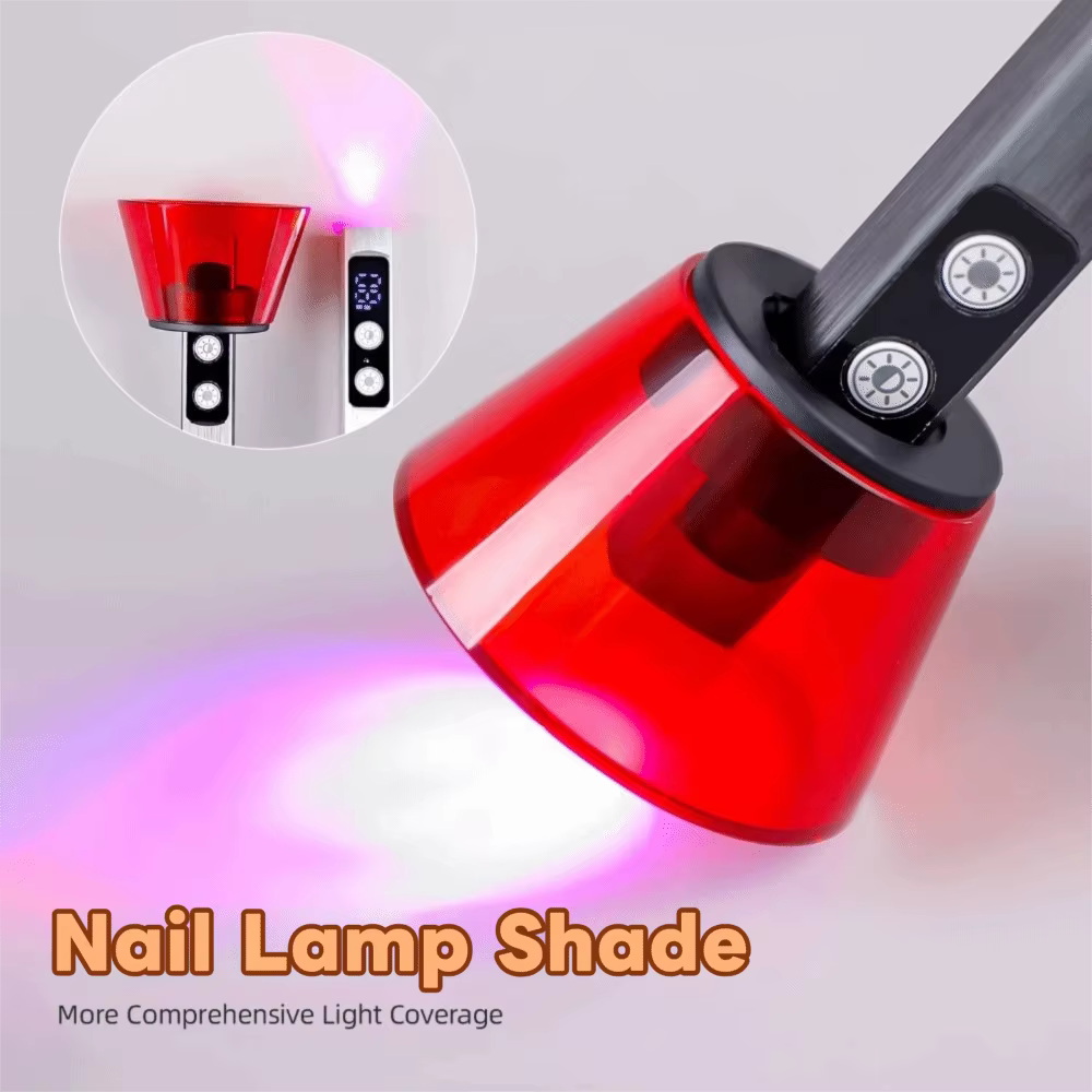 Protection Épaissie pour Lampe à Ongles Anti-Lumière Bleue Anti-Éblouissement