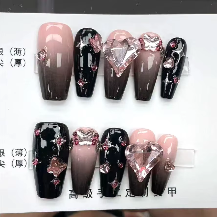 Faux ongles portables faits à la main