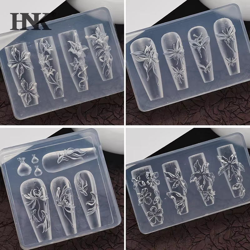 Moule à ongles en Silicone