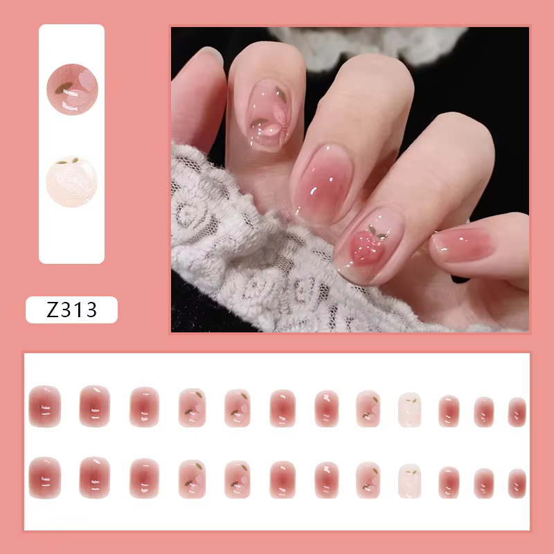 Jiashan – faux ongles longs en forme d'île