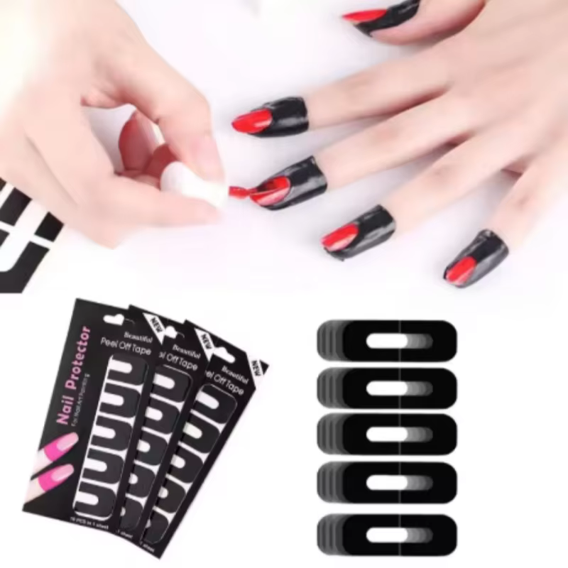 Autocollants anti-débordement pour nail art