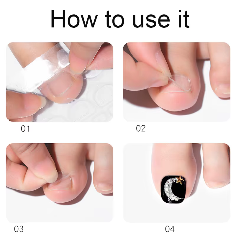 Faux ongles en acrylique réutilisables