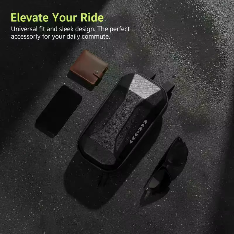 Sac de rangement étanche pour trottinette électrique homme, pochette accessoire pour guidon avant, idéal pour les livreurs