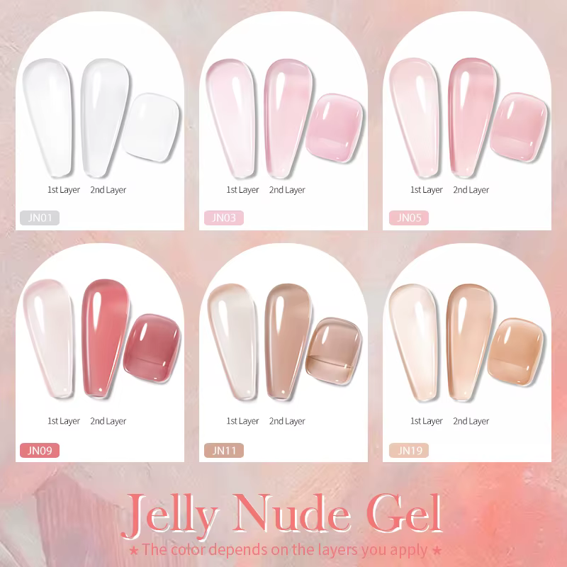 BORN PRETTY 250g gelée blanche laiteuse Gel nu vernis à ongles paquet rechargé translucide clair Semi Permanent tremper Gel UV