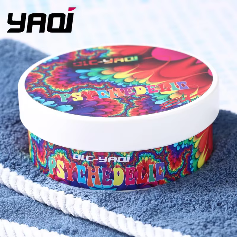 Vente Flash 2026 ! Savon à raser professionnel YAQI PSYCHEDELIC Atisan 170g pour hommes, facile à mousser, rasage hydratant