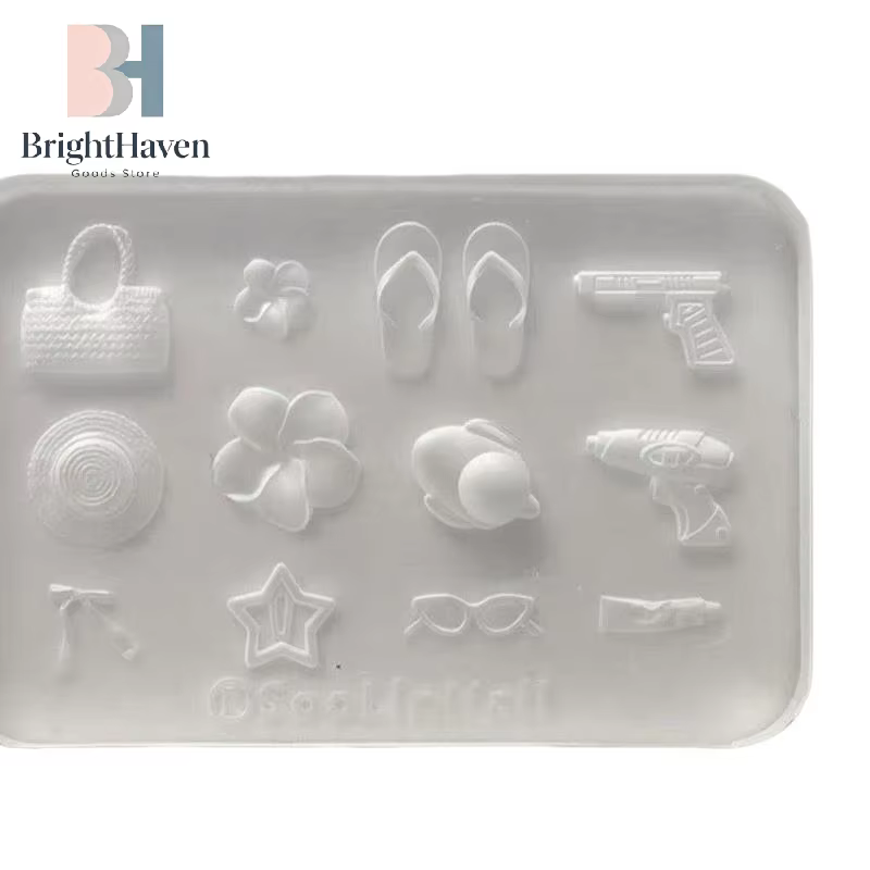 Moule en silicone 3D pour décoration d'ongles