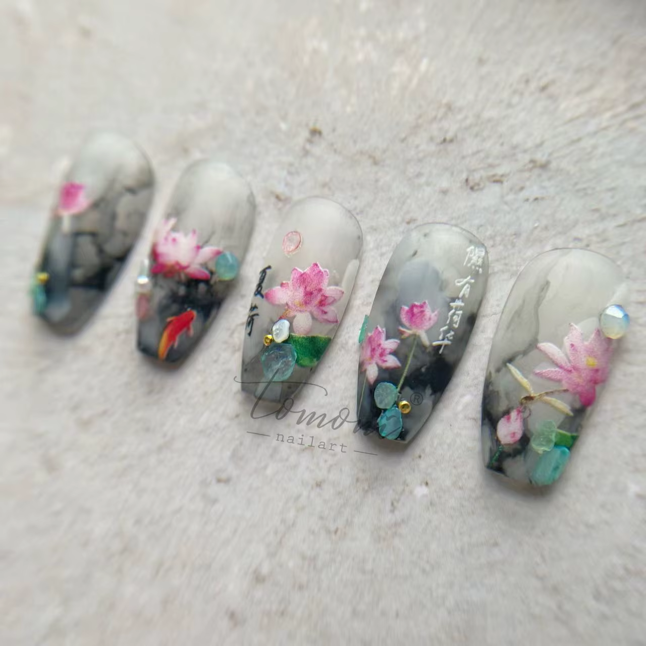 Autocollants 3D pour la décoration des ongles
