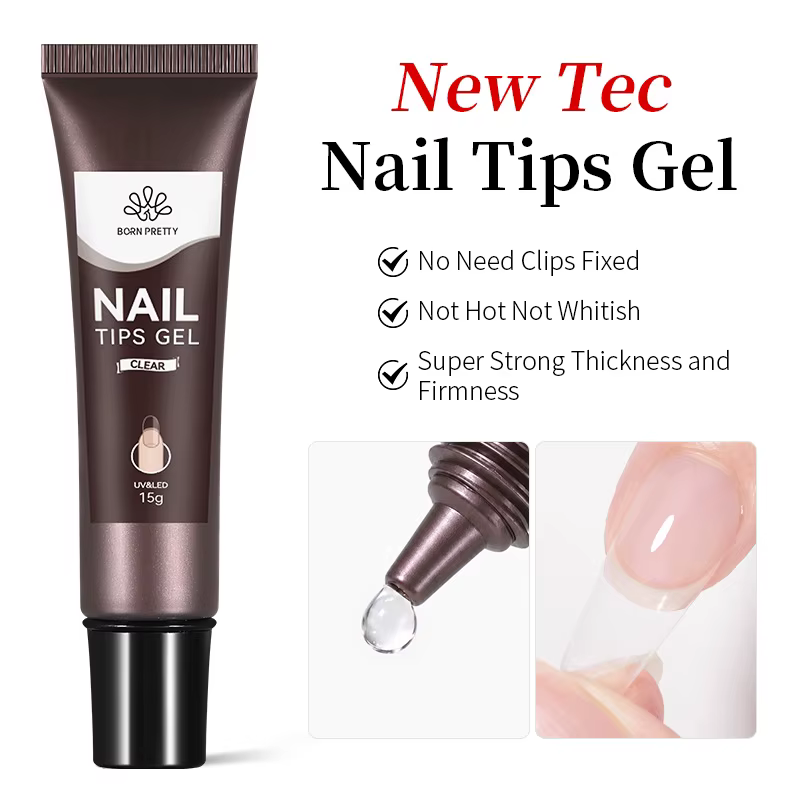 BORN PRETTY 15g ongles conseils Gel nu clair Transparent